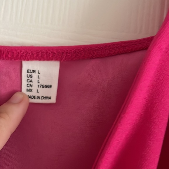 Bodycon Hot Pink Dress - Picture 2 of 3